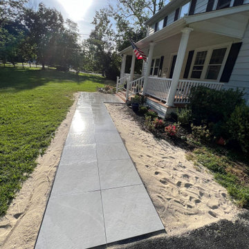 Porcelain Paver Walkway Project by Beautified Design & Build LLC