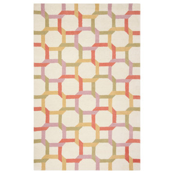 Safavieh Martha Stewart Color Chain Rug, Peony, 5'x8'