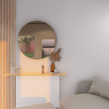 Redesign of the Living Room 19 sq.m