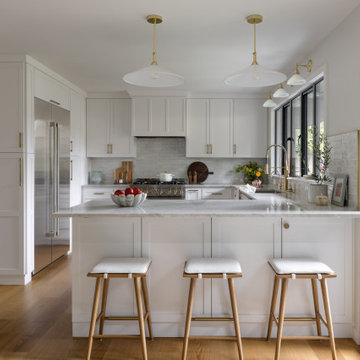 Ravenna Kitchen, Guest Bathroom, Entryway, Mudroom, Laundry Dream Transformation