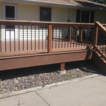 Trex Select Saddle color deck in Bloomington MN