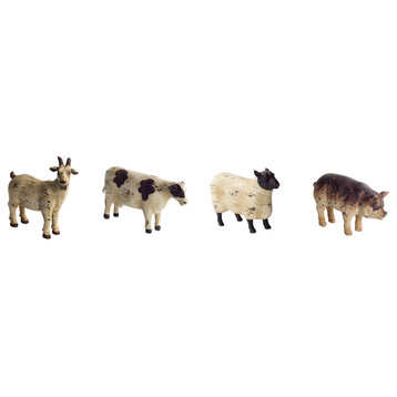Sheep/Pig/CoWithGoat, 8-Piece Set