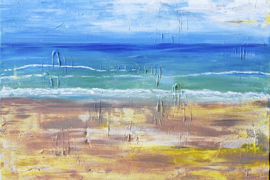 King's Court Beach, Acrylic on Canvas 36" x 24"