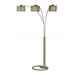 Kimura 3-Light Arc Floor Lamp - Floor Lamps