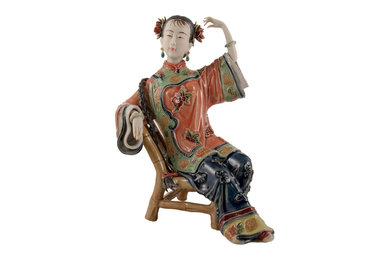 Chinese Lady porcelain Figurines