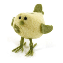Shea's Wildflower - Carl the Yellow Chick, 4" - Holiday Accents And Figurines