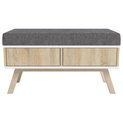 Midcentury Accent And Storage Benches by Meble Furniture & Rugs