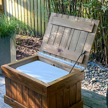 Cedar Ice Chest - holds 48 gallon cooler