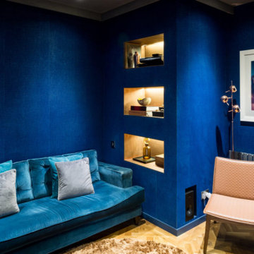 Something Bold, Something Blue! (Living Room - Wren Street Refurbishment