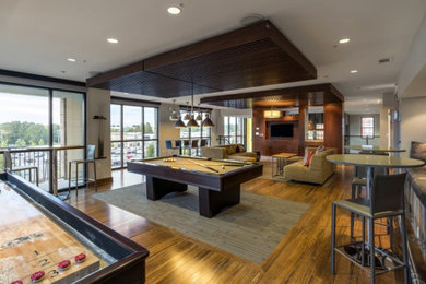Inspiration for a modern home design remodel in Raleigh