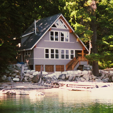 Lake View of House
