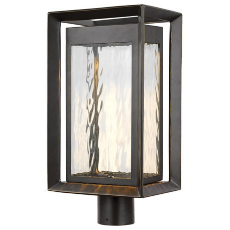 Feiss Urbandale 1-Light Outdoor LED Post Lantern OL13707ANBZ-L1, Antique Bronze