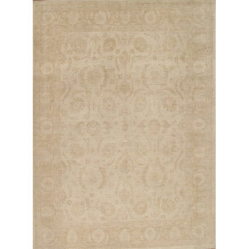 Pasargad Sultanabad Collection Hand-Knotted Lamb's Wool Area Rug, 8'9"x12'