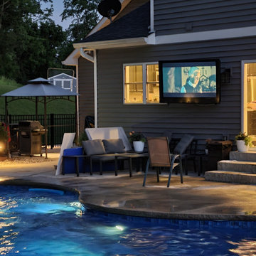 Outdoor TV Enclosure for your outdoor entertainment area