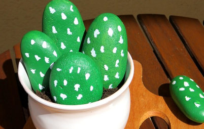 Fai da Te: Mini Cactus con le Pietre Colorate