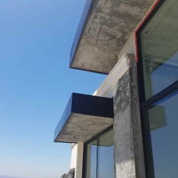 Anodized Aluminum .050 LA Extra Dark Bronze. Custom Home, Glendale CA. (Phase 1)