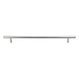 Top Knobs Nouveau Collection Hopewell Bar Pull Handle 21 3/4&rdquo; Brushed Satin Nick - Cabinet And Drawer Handle Pulls