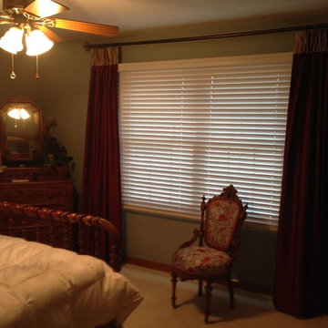 Custom Bedding Antique Style Bedroom Redesign