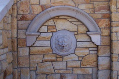 Example of an arts and crafts exterior home design in Vancouver