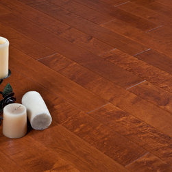Garrison II Distressed - Maple Syrup Hardwood Flooring - Engineered Wood Flooring