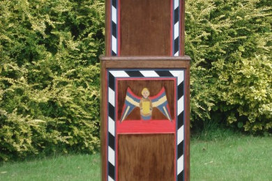 church lectern with marquetery