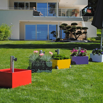Flowerpower bepflanzbarer Sonnenschirmständer