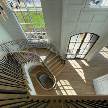 95_Remarkable and elegant floating elliptical staircase, McLean, VA 22101