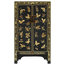 Oriental Decorated Cabinet, Black, Medium