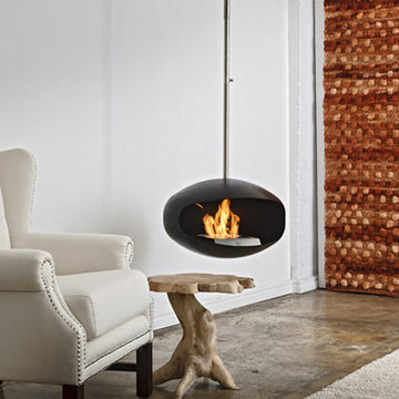 Aeris Hanging Ethanol Fireplace