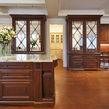 Mahogany Island & Armoire