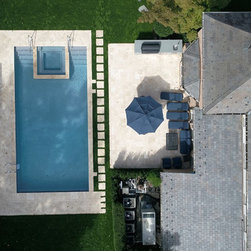Ivory Travertine Project in Manhasset - Landscaping Stones And Pavers