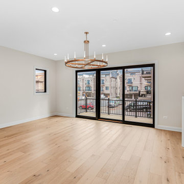 End Unit - Modern Luxury Transitional Rowhome | Heritage Place Naperville, IL