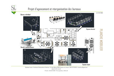 agencement et rénovation d'un plateau de bureau