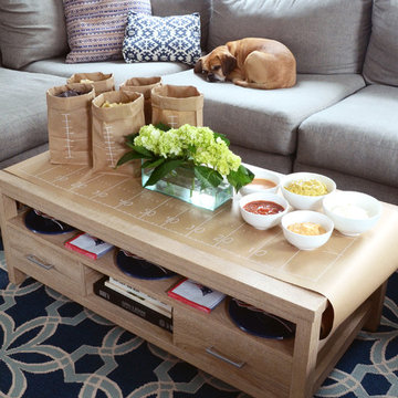 Last-Minute Coffee Table Tailgate Party Ideas