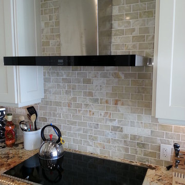 Contemporary Kitchen Renovation, Beach Condo, Addison, Boca Raton, Florida
