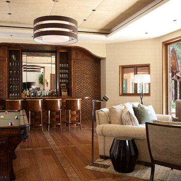 Transitional Family Room