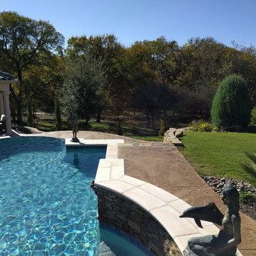 Stamped Concrete Patio, Pool-deck, Driveway and walkway.