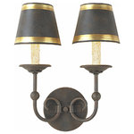 Arte De Mexico - Franco 2-Light Wall Sconce - We carry a variety of ADA-compliant lighting fixtures that offer attractive designs while meeting the specifications of the Americans with Disabilities Act. These lights do not exceed 4" total depth. For over four decades, Arte De Mexico has searched not only Mexico but the entire world for the finest artisans and craftsmen to assist in the creation of our unique hand-forged wrought iron lighting. Our tradition of employing and preserving old world techniques and our ability to utilize these skills to meet today's requirements have established us as the premier supplier to the residential and design community.