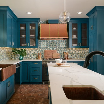 A Colorful Kitchen by House of Brazier