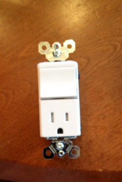 Replacing on/off switch for gas fireplace w/ combo switch/outlet?