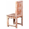 Alyssa Handcrafted Waffle Back Reclaimed Wood Dining Chair