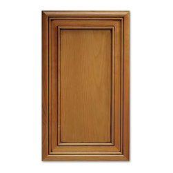Monterey Unfinished Cabinet Door from CabinetNow.com, shown in Cherry - Kitchen Cabinetry
