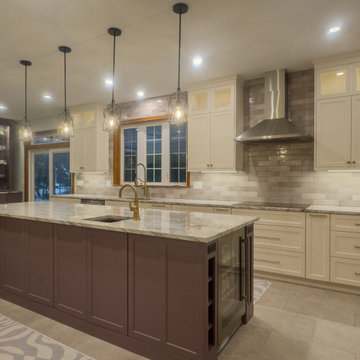 Open Floor Kitchen Remodel, Bristol, CT