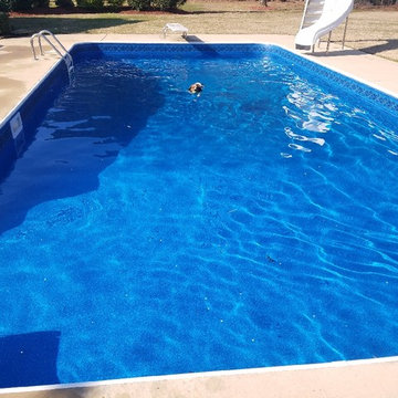 Before/After Pool Repairs/Cleanings
