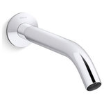 Kohler - Kohler Components Wall-Mount Non-Diverter Bath Spout, Polished Chrome - Modern form meets modern function: the KOHLER Components collection is defined by controlled forms and stark precision in every line and angle. With Components, you design your custom bath. Choose a spout, handles, and finish to build your own signature modern look.