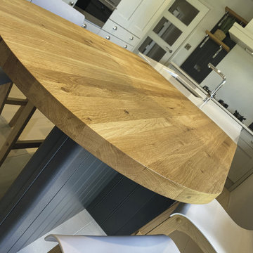 Blend of contemporary and traditional incorporating Fred's dog bed in Gurnard