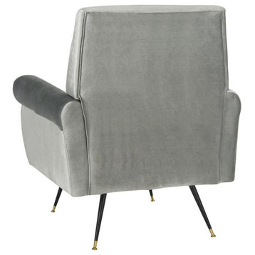 Mira Retro Mid Century Velvet Accent Chair