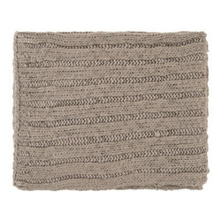 Warm Taupe Throw Blanket - Throws