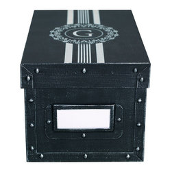 GreenGate Storage Box - Black - Storage Bins And Boxes