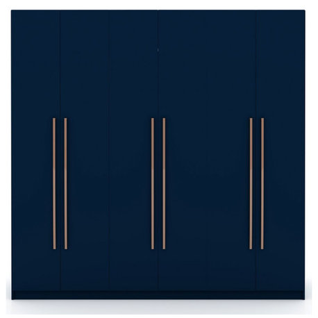 Gramercy Wardrobe Armoire Closet, Tatiana Midnight Blue